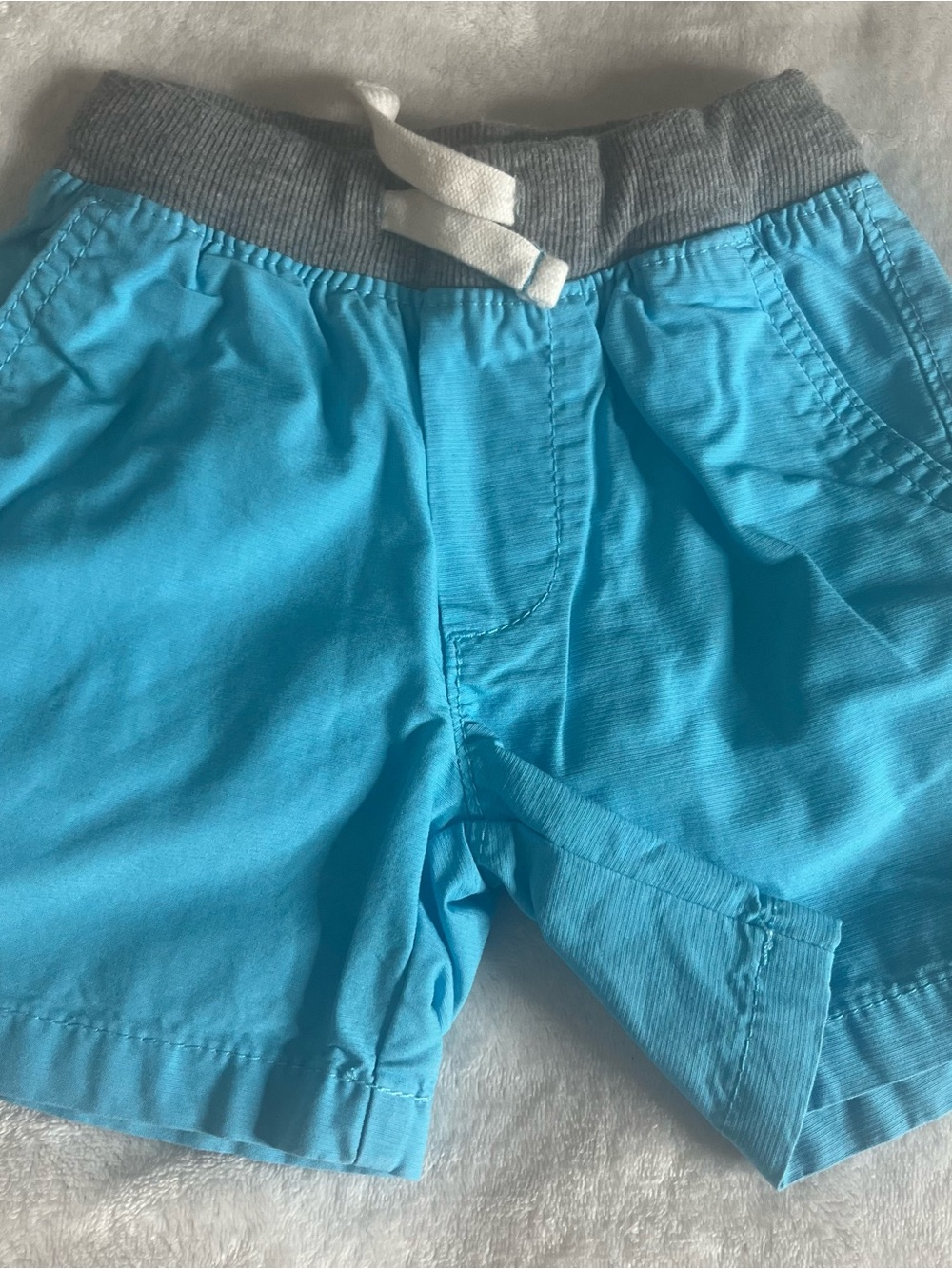 Carter’s Toddler Boys Turquoise Pull On‎ Cotton Twill Dock Shorts Sz 2T